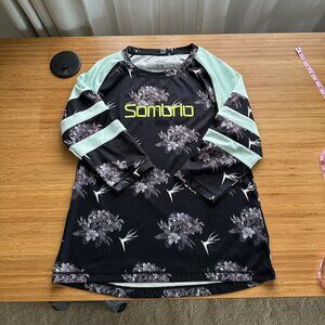 Sombrio Noble 2 Women's Large Mountain Bike Jersey 3/4 Sleeve EUC